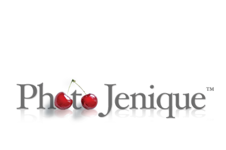 photo jenique logo design